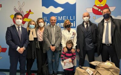 Solidarietà in corsia al Gemelli, iniziativa di Aidr per i bambini del reparto di neuropsichiatria